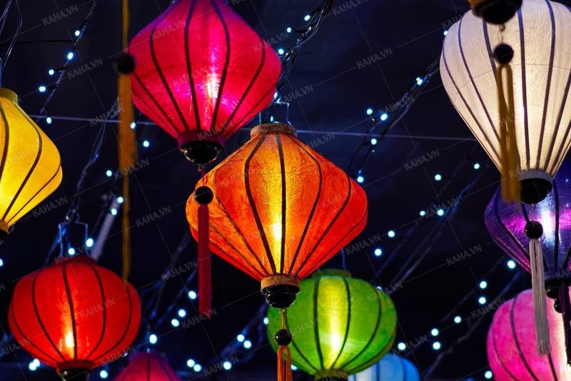 Trang trí nhà hàng bằng đèn lồng — Đèn Lồng Hội An Thủ Công | LongDenViet