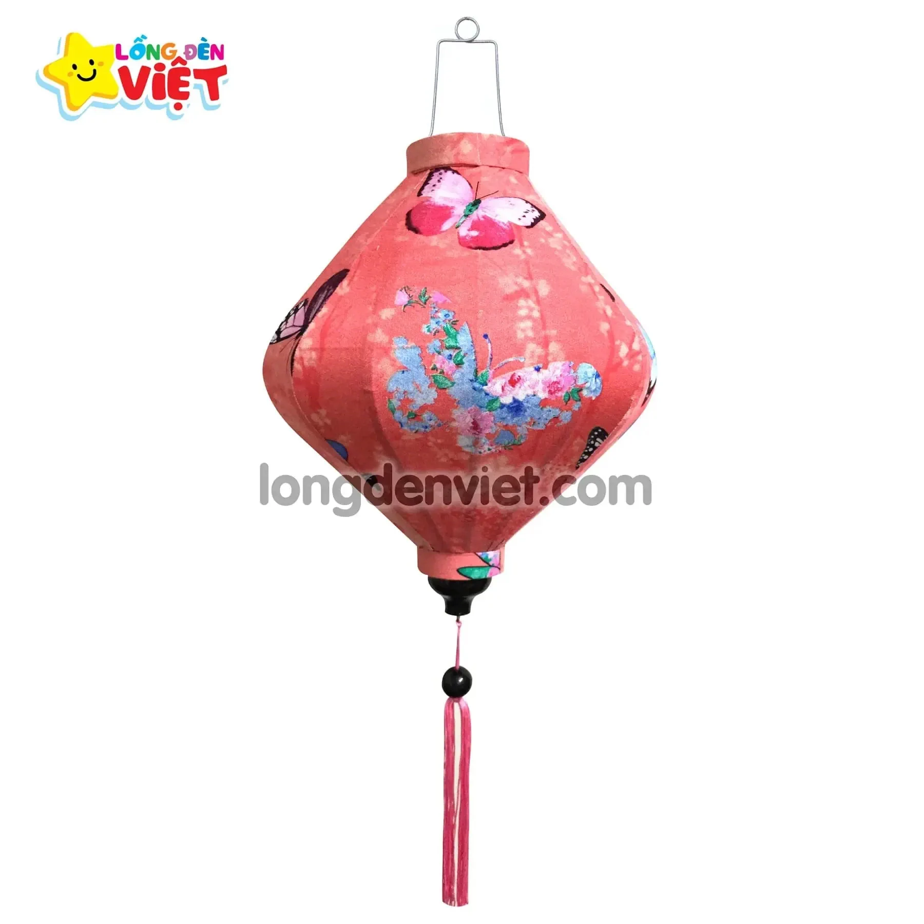 Lồng đèn Hội An Vải Hoa 10 — đèn lồng Hội An Việt Nam | LongDenViet