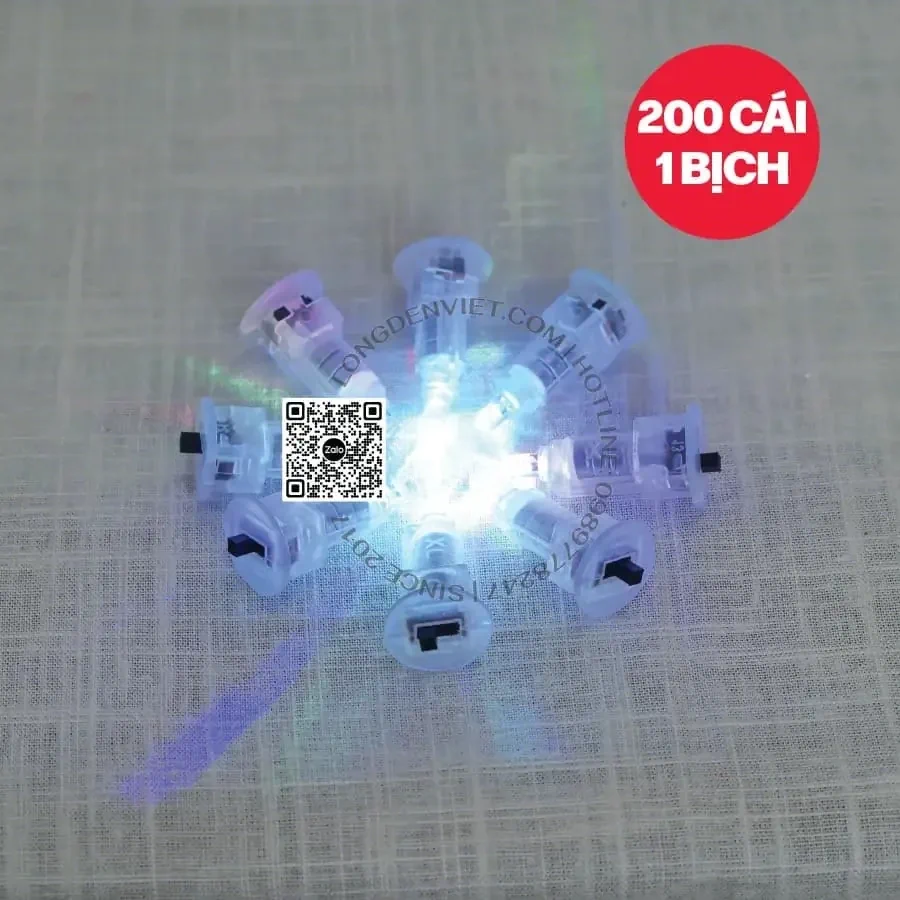 Đèn led trung thu nhấp nháy 1 bịch 200 cái Đèn led trung thu nhấp nháy 1 bịch 200 cái — đèn trung thu Việt Nam | LongDenViet