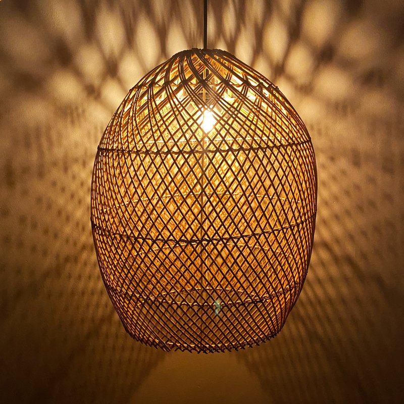 Đèn Lồng Tre Mây Trang Trí Quán Cafe — đèn mây tre Hội An | LongDenViet