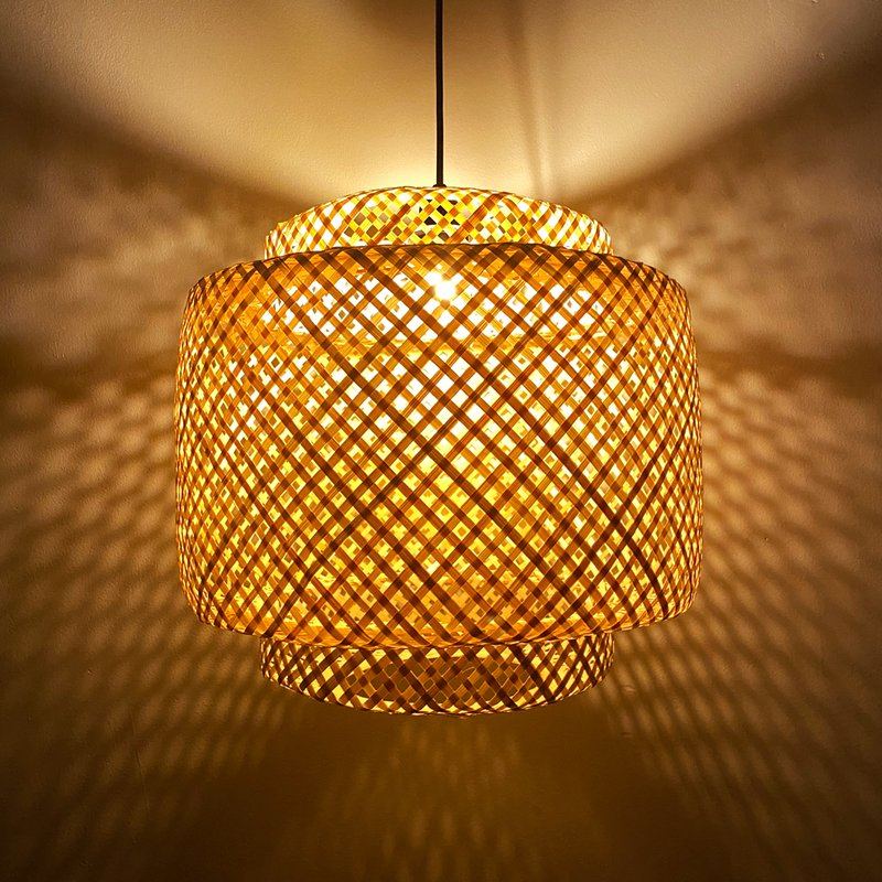 Đèn Lồng Tre Mây Trang Trí Quán Cafe — góc nhìn thứ 2