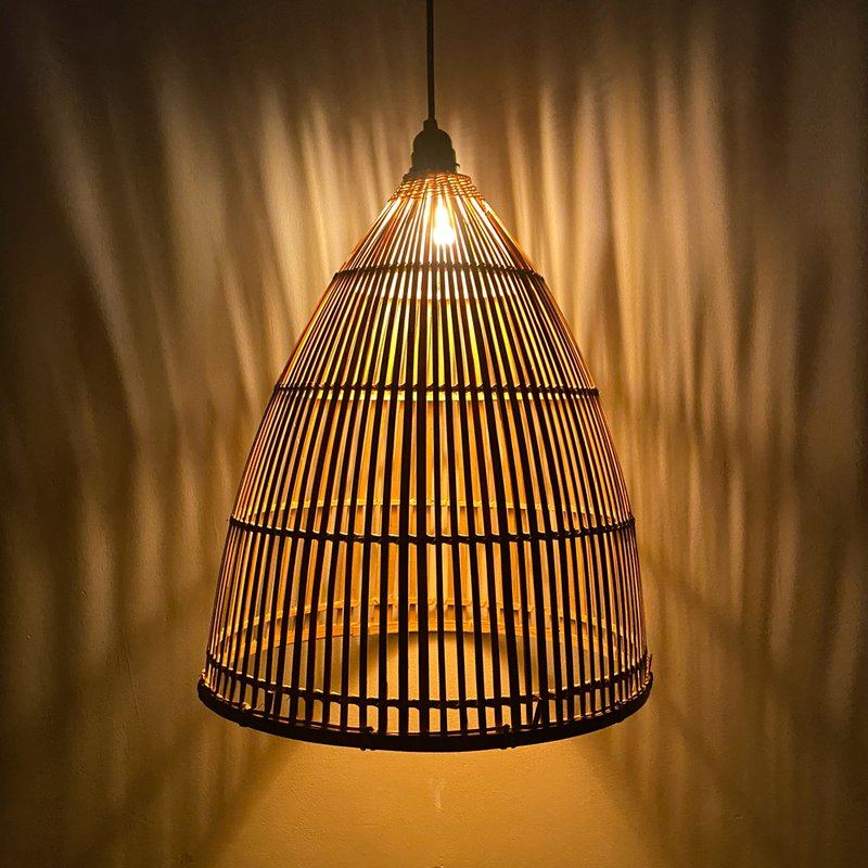 Lồng Đèn Mây Tre Thả Trần Trang Trí Sả… — góc nhìn thứ 2