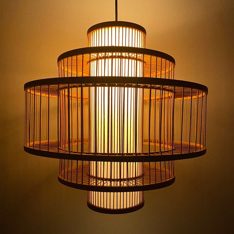 Lồng Đèn Mây Tre Thả Trần Trang Trí S… — góc nhìn thứ 2