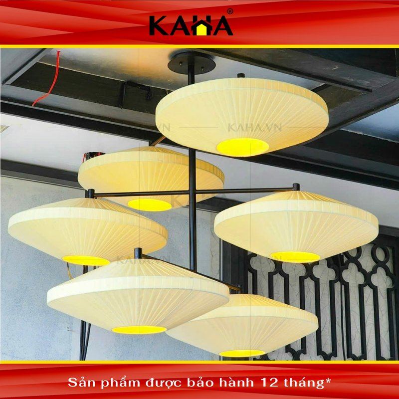 Đèn Lồng Vải Canvas Treo Sân Vườn Ngoà… — góc nhìn thứ 2