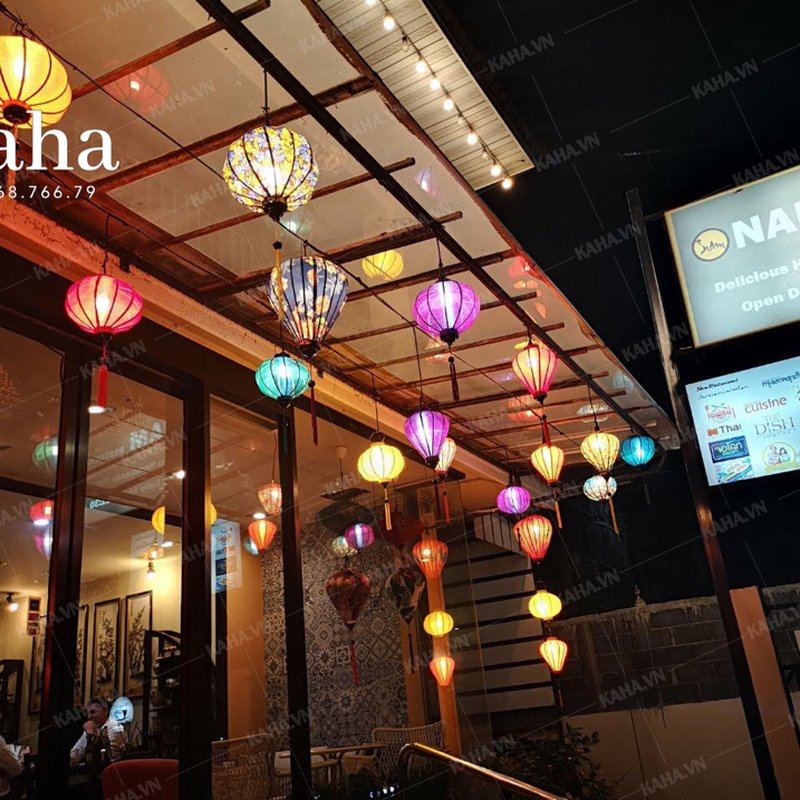 Đèn Lồng Vải Canvas Trang Trí Sân Vườn… — góc nhìn thứ 2