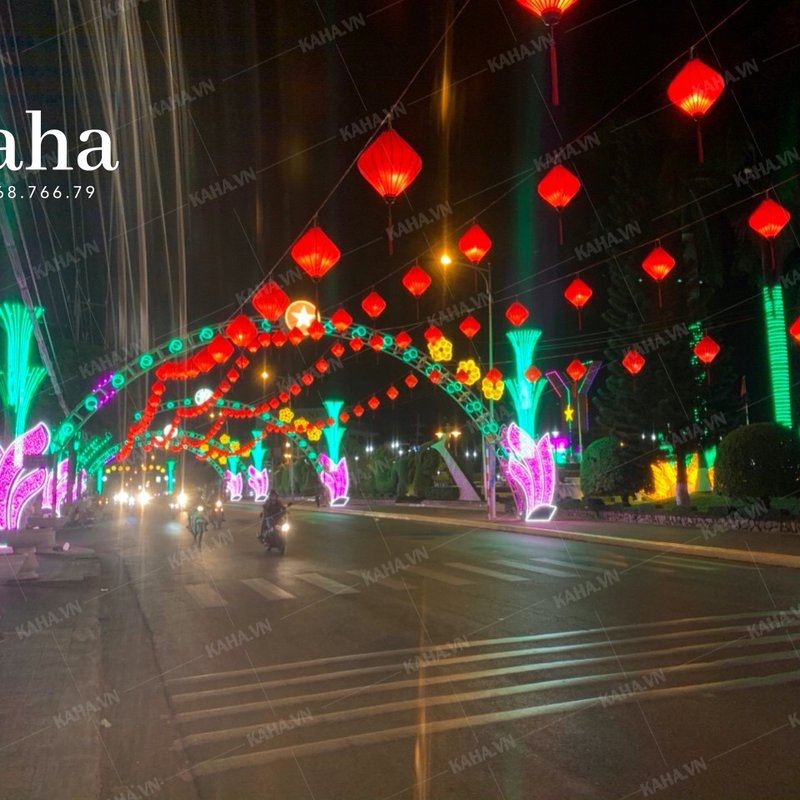 Đèn Lồng Vải Thô Treo Sân Vườn Ngoài T… — góc nhìn thứ 2