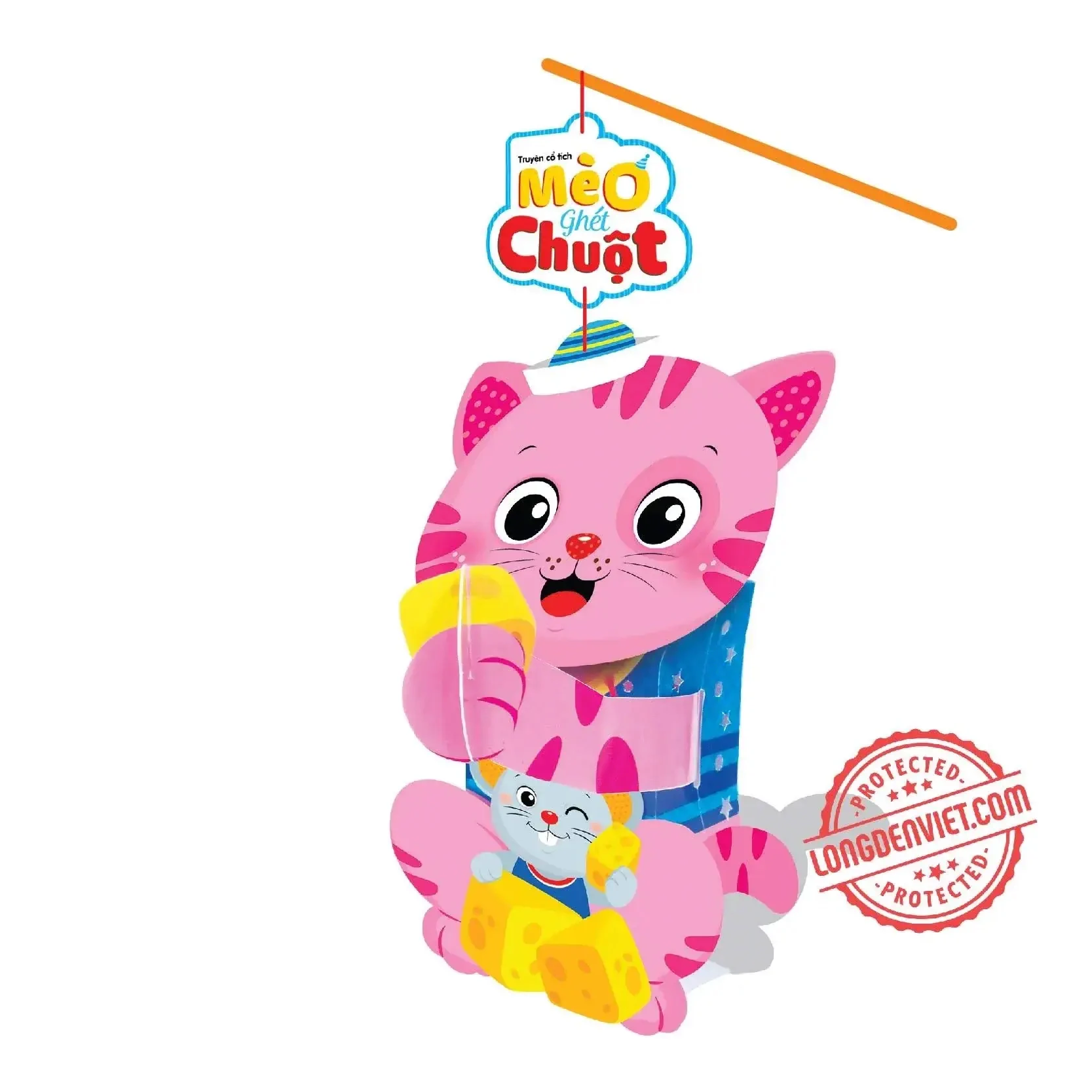 Lồng đèn sự tích Mèo ghét chuột — đèn lồng thủ công Tân Phú, TP.HCM | LongDenViet