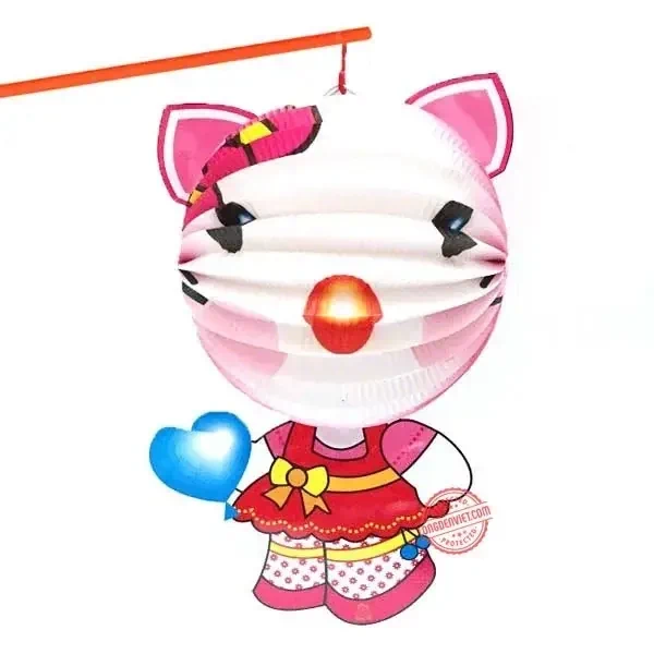 Lồng đèn giấy Mèo Kitty — đèn lồng thủ công Tân Phú, TP.HCM | LongDenViet
