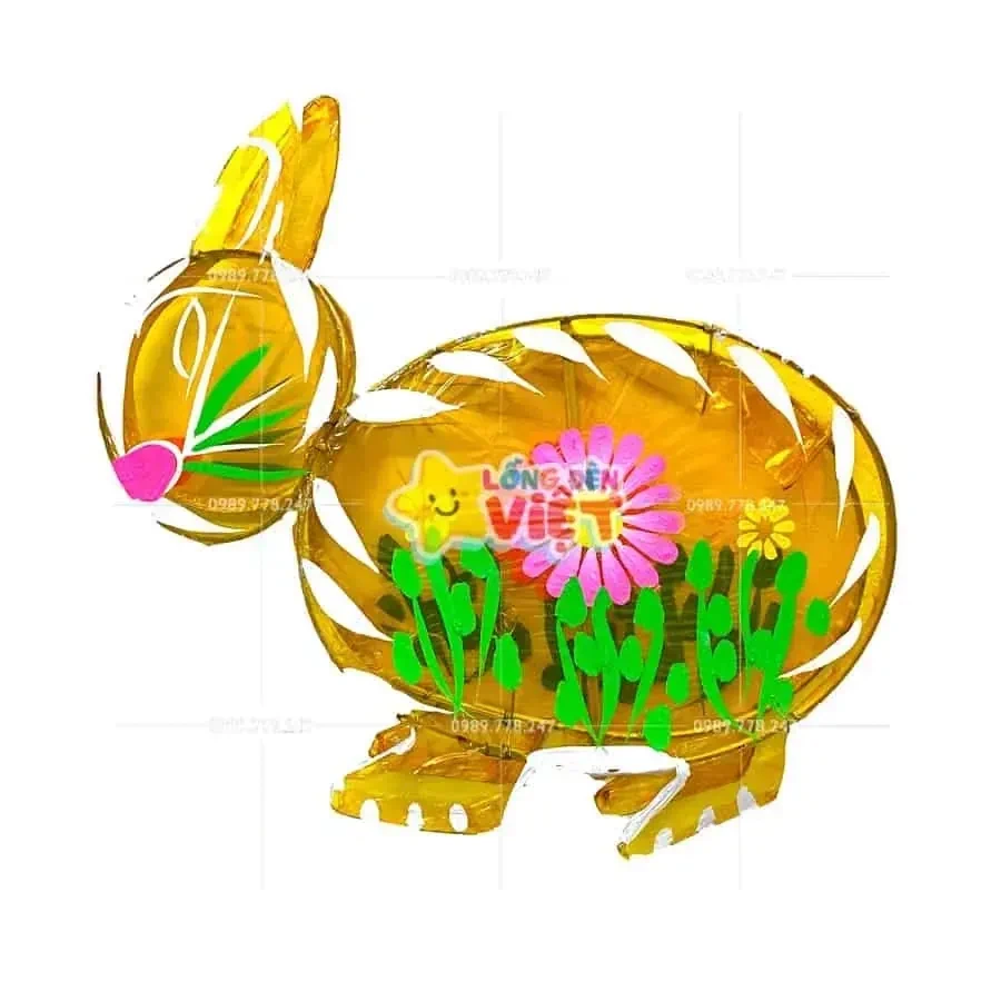Đèn Giấy Kiếng Hình Thỏ — đèn lồng thủ công Tân Phú, TP.HCM | LongDenViet